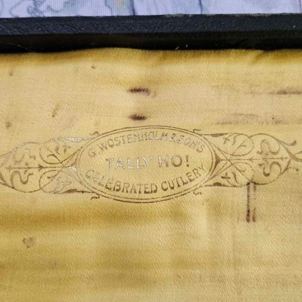English Staghorn Carving Set